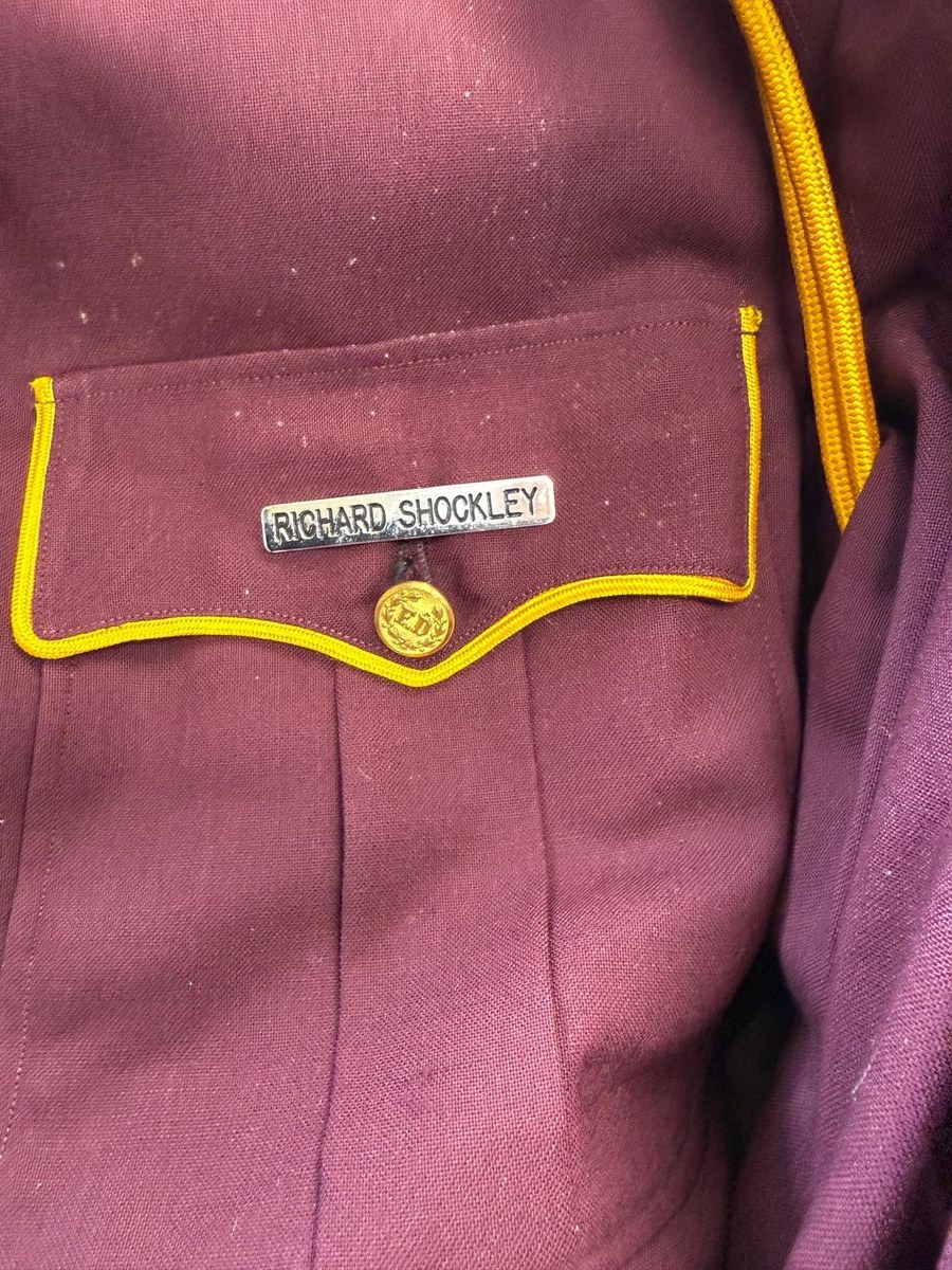 Richard Shockley's parade uniform
